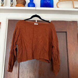 Me & Arrow cropped blouse